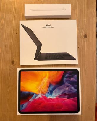 iPad Pro 2 Gen. 11” + Magic Keyboard, Apple pencil