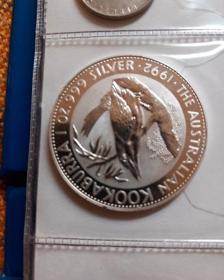 Dollaro australiano in argento FDC del 1992 