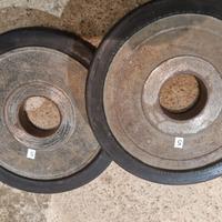 Dischi pesi 2x 5kg olimpionici