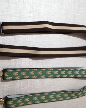 Bretelle Uomo In Pelle PU Vintage – Y-Back Larghezza 2,5 Cm, 4 Clip, Regolabili (Lunghezza 95 Cm / 42") - 4