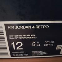 Nike Air Jordan 4 red cement