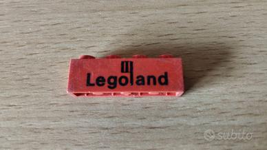 Mattoncino LEGO vintage con logo Legoland