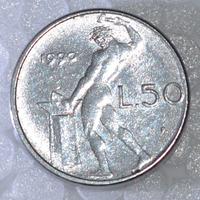 50 lire micro 1990 senza ROMBO - RARA