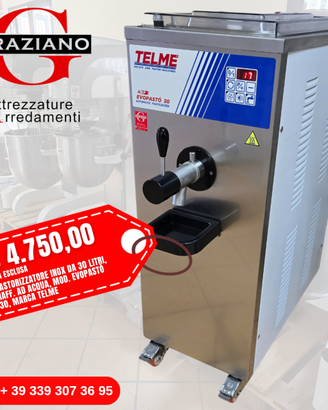 PASTORIZZATORE 30 LITRI gelateria TELME usato