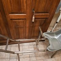 struttura simulatore volante-pedaliera in acciaio