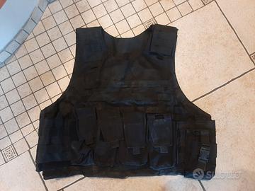Combat Jacket modulare nero