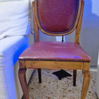 Sedie vintage antiche legno  anni 70