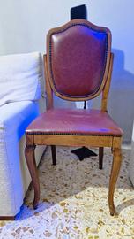 Sedie vintage antiche legno  anni 70