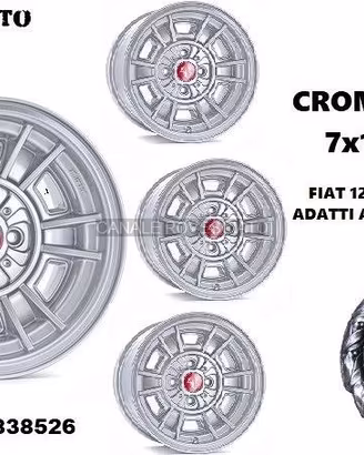 Cromodora CD66 7x13 et10 4x98 Fiat 124 128 e altre