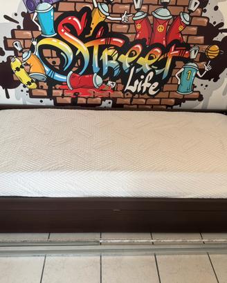 Letto singolo con letto estraibile