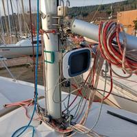 Staffa per bussola da regata