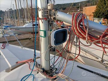 Staffa per bussola da regata