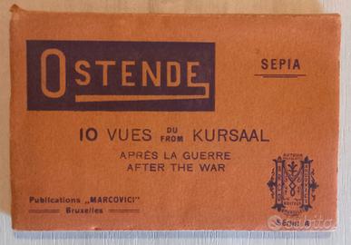 Libretto 10 Cartoline d'Epoca Ostenda Kursaal