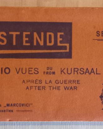 Libretto 10 Cartoline d'Epoca Ostenda Kursaal