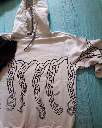 felpa octopus bianca