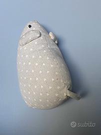 Topo fermoposta fermaporta stoffa cuori 20cm