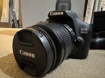 Canon eos 2000d kit più accessori