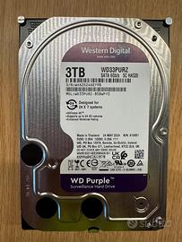Hard disk western digital 3Tb purple