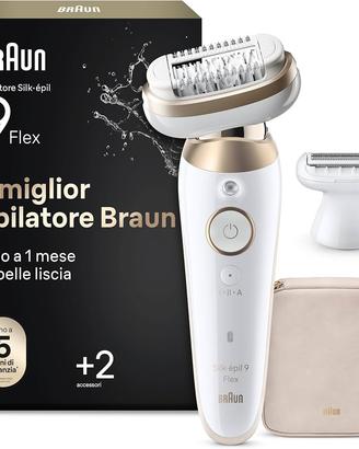 Braun Silk-Épil 9 Flex Epilatore Elettrico