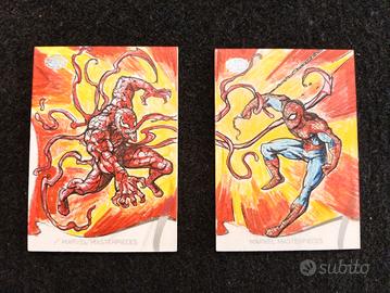 Carte marvel masterpieces sketch