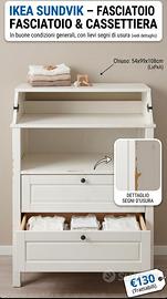 Fasciatoio Ikea Sundvik