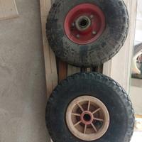 coppia di ruote per carrelli
