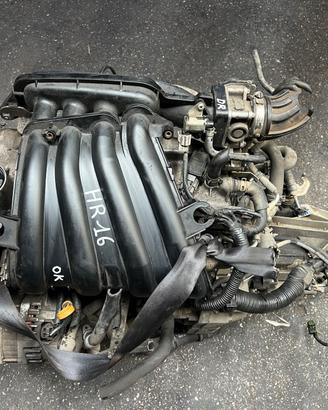Motore cambio Nissan Qashqai 1.6 benzina HR16