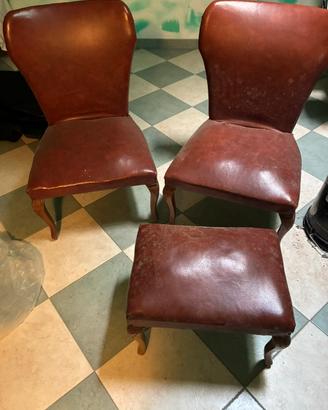 Poltroncine + puffetto