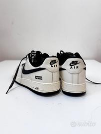 Nike Air Force 1 Supreme bianca n.43