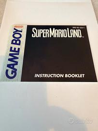 Nintendo Game Boy libretto super Mario land