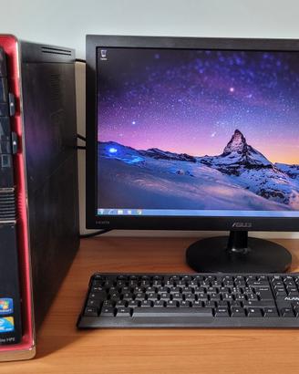 PC COMPUTER HP i7 8GB RAM SSD+HDD+SCHERMO