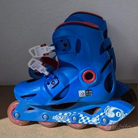 Rollerblade Oxelo taglia regolabile 32 - 33 - 34 -