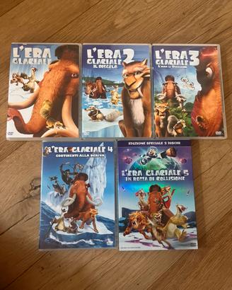DVD L’era glaciale 1-2-3-4-5 + natale