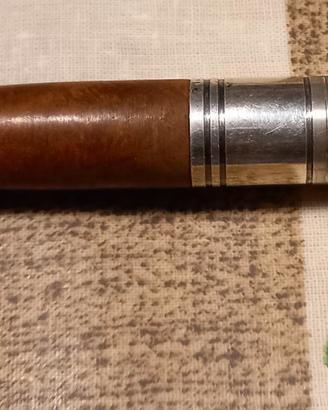 Penna Stilografica Radica e Argento 925
