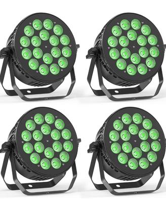 4 Par Led 185w