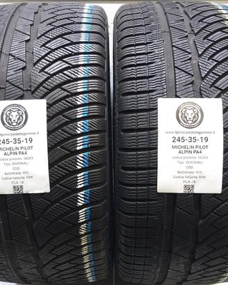 2 GOMME 245 35 19 MICHELIN A58269