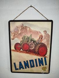 LANDINI TARGA IN LEGNO