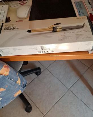 BaByliss Titanium Gold Curls  arricciacapelli