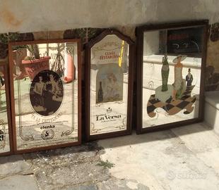 Specchi pubblicitari vintage