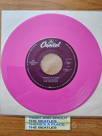 Disco vinile rosa 45 giri the Beatles 