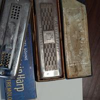 Lotto 2 Armoniche Vintage Tedesche: Hohner Bravi A