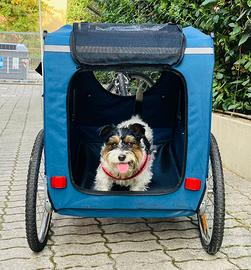 Passeggino Cani KING Rex a traino per Bici
