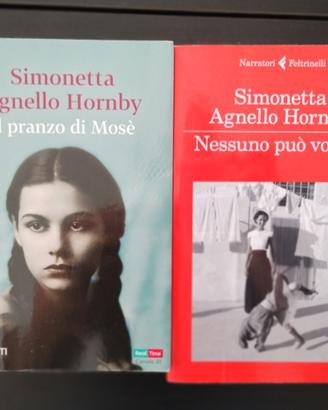 2 libri di Simonetta Agnello Hornby con autografo.