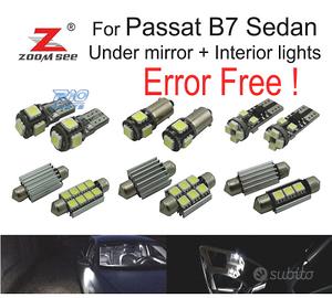 KIT 18 LAMPADINE LED INTERNE PASSAT B7 SEDAN 2012-