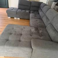 Divano angolare con chaise longue