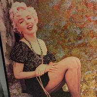 Quadro acrilico "Marylin" di F. Bruscia