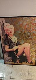 Quadro acrilico "Marylin" di F. Bruscia