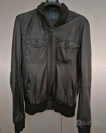 Giacchetto nero Zara Man similpelle tg.L