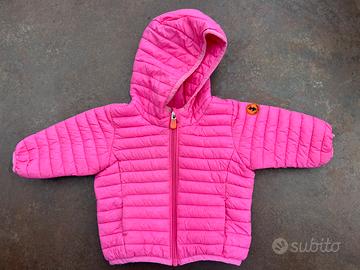 Piumino con cappuccio Save the Duck rosa 3-6 mesi