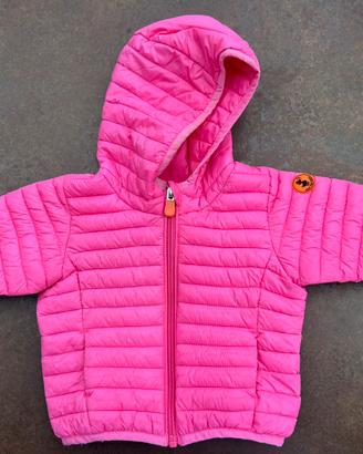 Piumino con cappuccio Save the Duck rosa 3-6 mesi